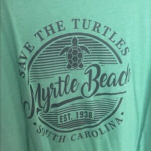 Green Myrtle Beach Graphic Tee